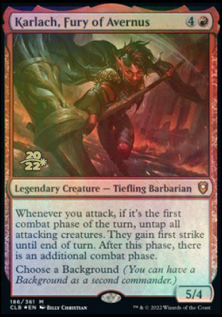 karlach card sleeves Karlach, Fury of Avernus [Commander Legends: Battle for Baldur's Gate