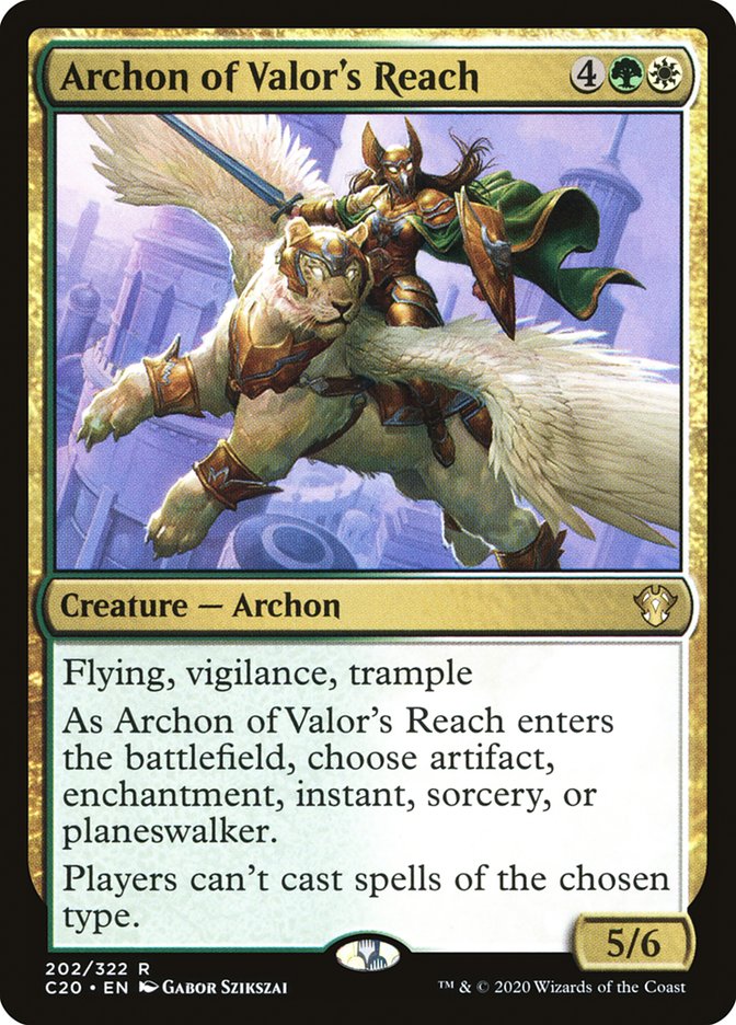 Archon of Valor's Reach [Commander 2020]
