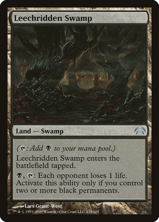 mtg card that makes all lands swamps Swamp (286) - FULL ART how would these interact?? say