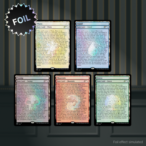 Secret Lair Superdrop: The Full-Text Lands - Foil