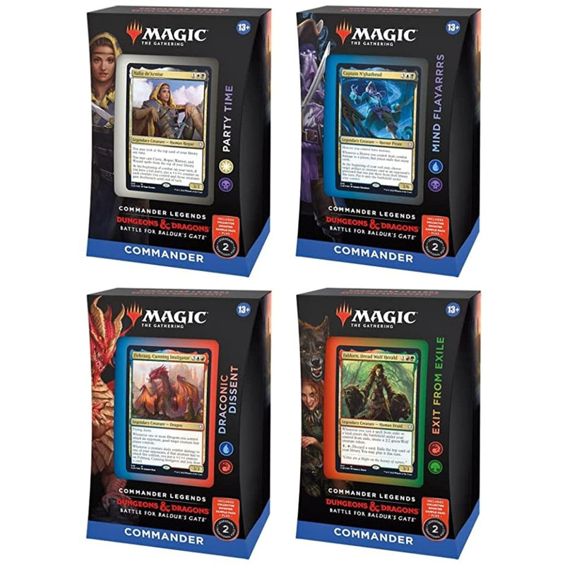 Commander Legends: Battle for Baldur's Gate CLB Commander Decks