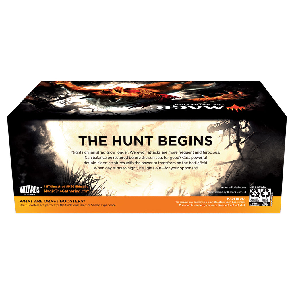 Innistrad: Midnight Hunt MID Draft Booster Box Innistrad: Midnight Hunt MID Draft Booster Box